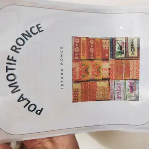 buku POLA motif ronce selendang, panduan rumus motif, bukan tutorial, rumus ronce