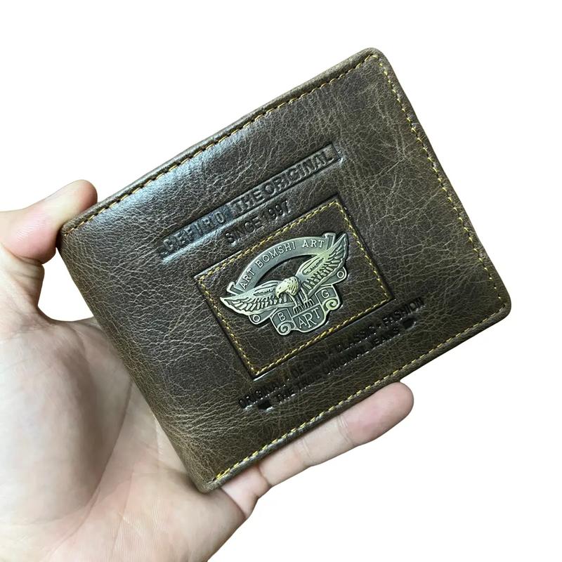 Ví da bò cao cấp thiết kế thời trang nhiều ngăn đựng tiền thẻ của shop HTH Leather . Bóp nam đẹp da bò thật độ bền cao