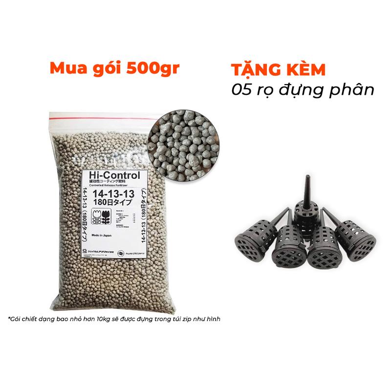 500gr Phân chì tan chậm Nhật Bản Hi-Control 14-13-13 PBT-072