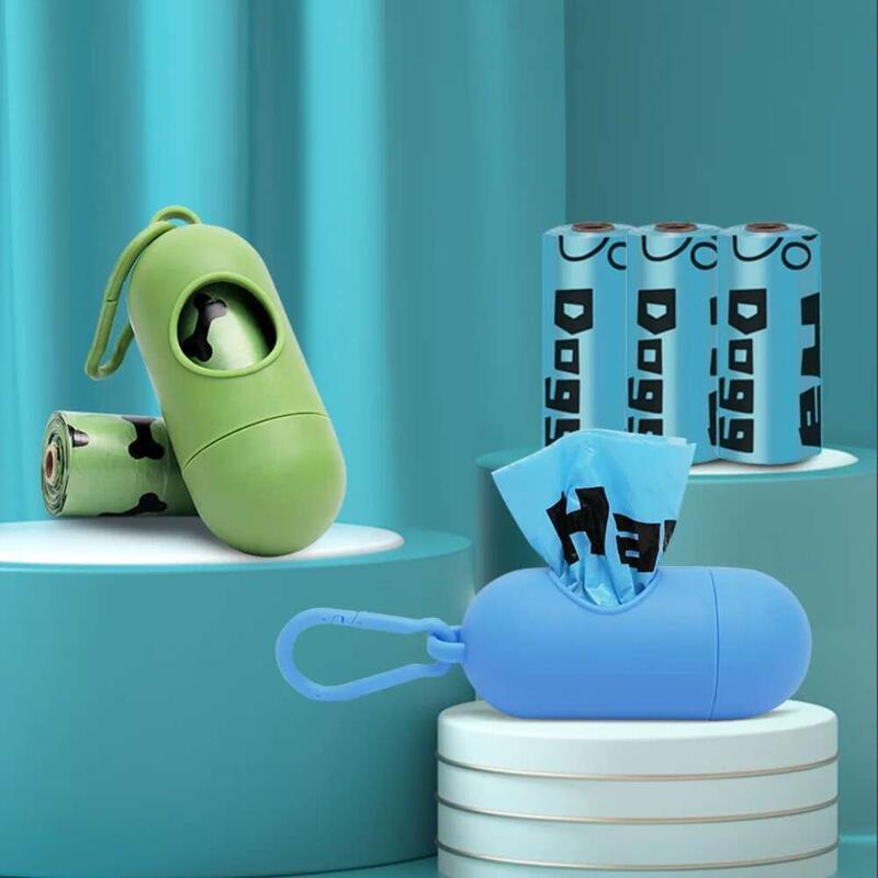 Portable Dog Poop Bags Dispenser Trash Sack Case Carrier Outdoor Garbage Storag Box for Cat Puppy Pet Waste Bag Holder Supplies 0