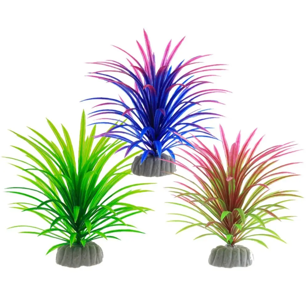 Aquarium Ornament Decorative Simulation Water Grass Lifelike Plastic Artificial Decor Plants Underwater Water Plants Imitation Water Plants Landscaping