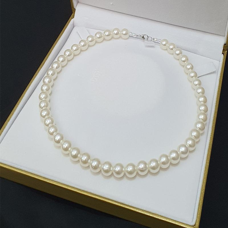 Lady Fashion06- Vòng cổ ngọc trai may mắn dài - ngắn phối áo dài siêu xinh V2 3