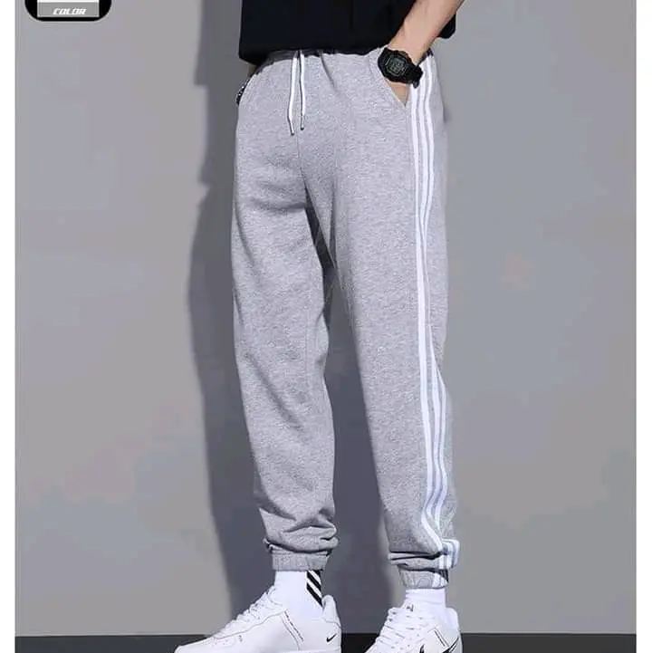 Quần Jogger Nam Nữ Thể Thao 3 Sọc Ống Thun Bó Chất Vải Thun Poly Phong Cách Sport Tập Thể Dục Gym Tập Gym - Size Đa Dạng 3
