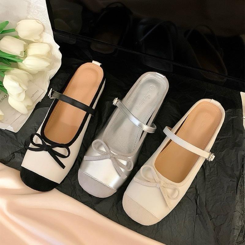  Sục nơ A63-3 bản đặc biệt có độn đế cao 4.5cm hàng QCCC  Wood Shoes  