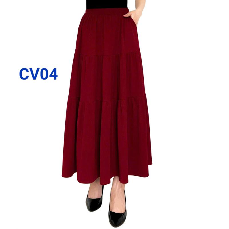 Chân Váy Nữ Sành Điệu Chất Liệu Cotton Đủ Size Cho Mọi Người Từ 45kg tới 70kg Women 3