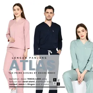 ATLAS Scrubs / Baju OK / Baju Jaga Lengan Panjang (The Prime Scrubs By DOCHS MEDIC)