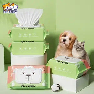 【240 PCs】Sheet Tisu Basah Kucing Anjing Pet Wipes Tisu Basah Anabul Tissue Wipe Grooming Hewan Murah