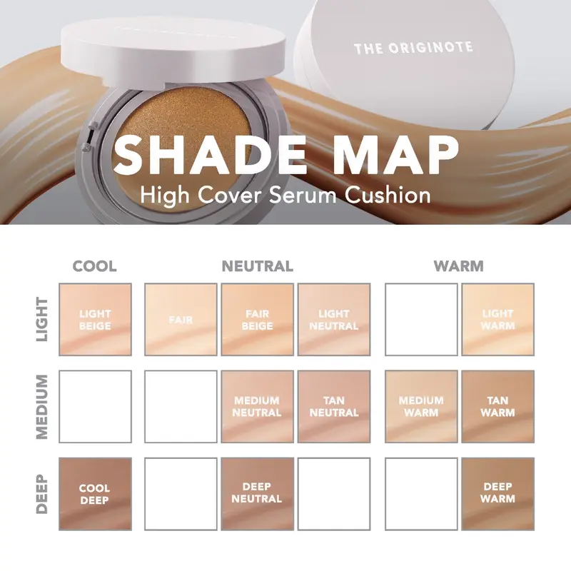 The Originote High Cover Serum Cushion Concealer 0