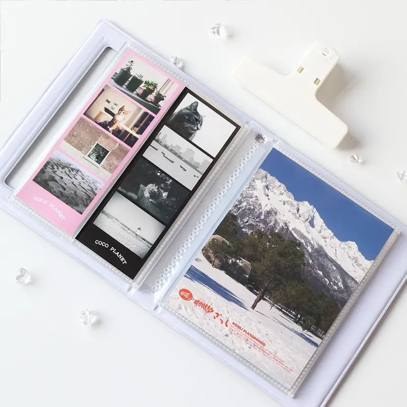 ALBUM PHOTOSTRIP COLLECT BOOK photobooth studio foto binder bookmark photocard postcard korea kpop 4