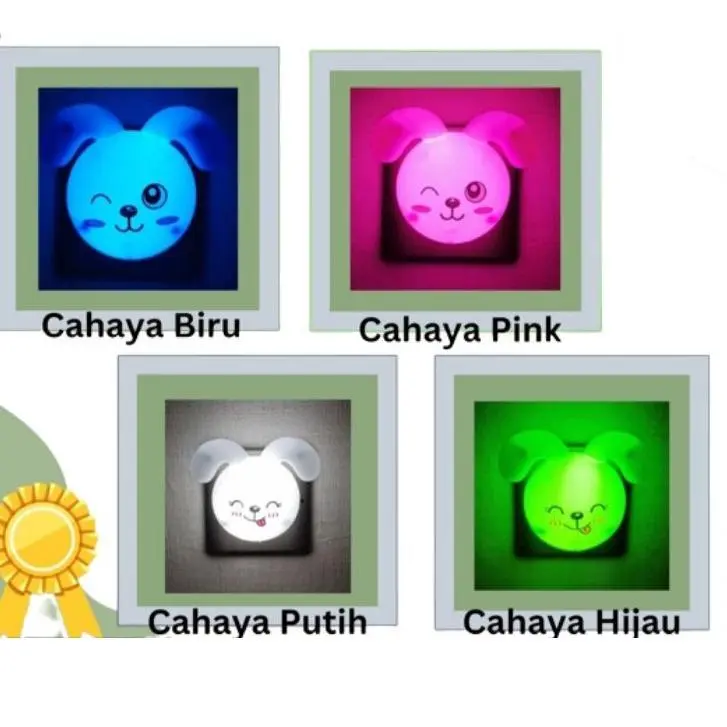 GH (COD)  Lampu tidur 1 watt kelinci// lampu dekorasi bentuk kelinci // lampu tidur motif rabbit lucu unik