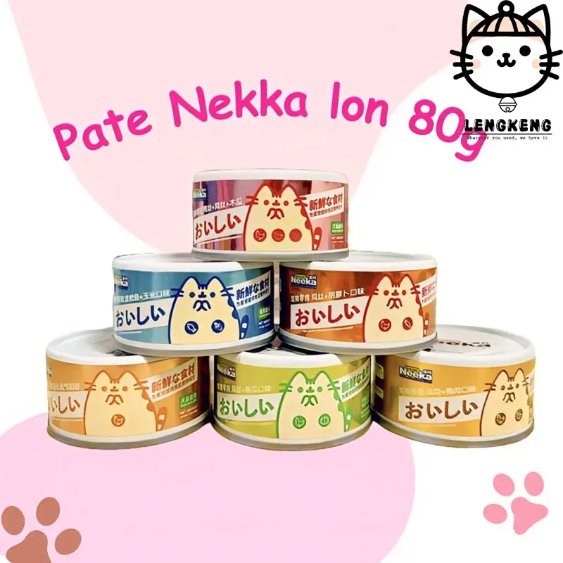 COMBO 10lon  20lon Pate Lon Nekka 85g cho chó mèo mọi lứa tuổi pate cho mèo Pate Lon Neeka Thịt Mix Rau Củ Cho Mèo furlove  pate vụn  thịt