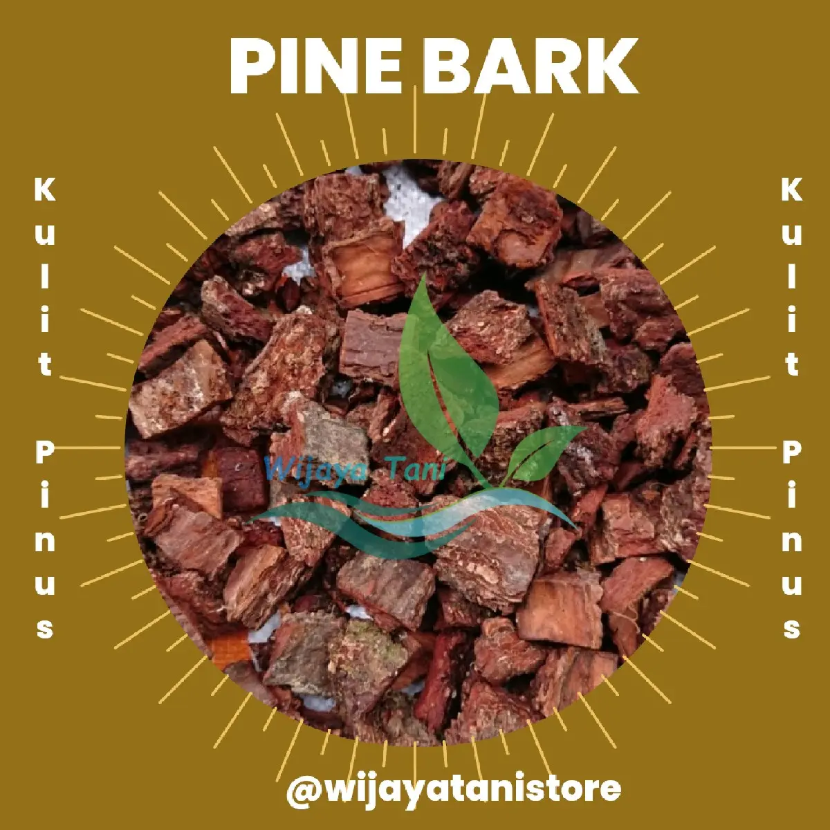 Pine Bark Kulit Pinus Cacah | Media Tanam Anggrek Cacahan Kulit Pinus