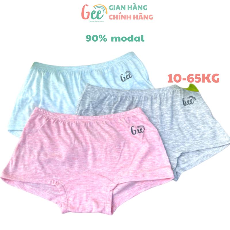  Quần Chip Gee Sợi Sồi Mặc Váy Bé Gái  Set 3 Quần Đùi Trong Trẻ Em Dễ Thương,Thấm Hút Mềm Mịn Kháng Khuẩn 