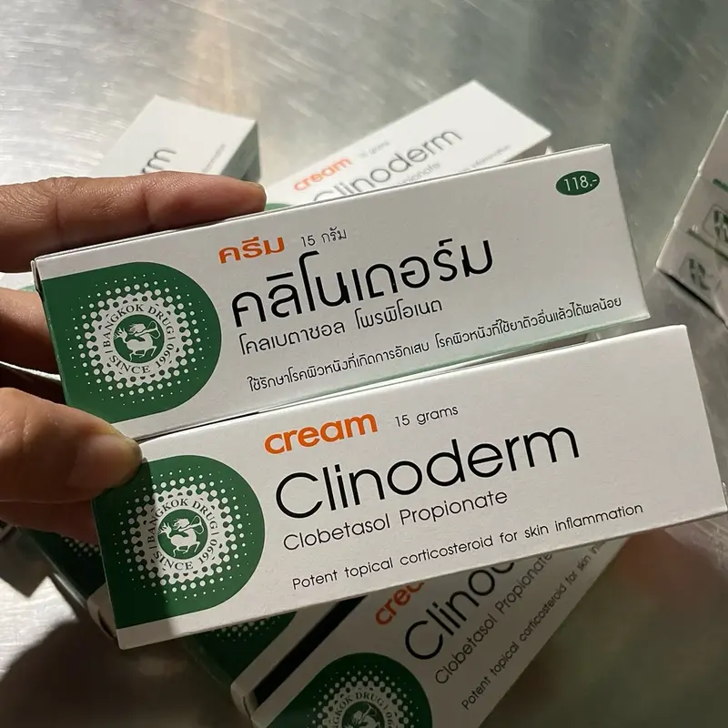 Kem Bôi Ngứa Vảy Nến Thái Lan Clinoderm Cream 15 gram 0