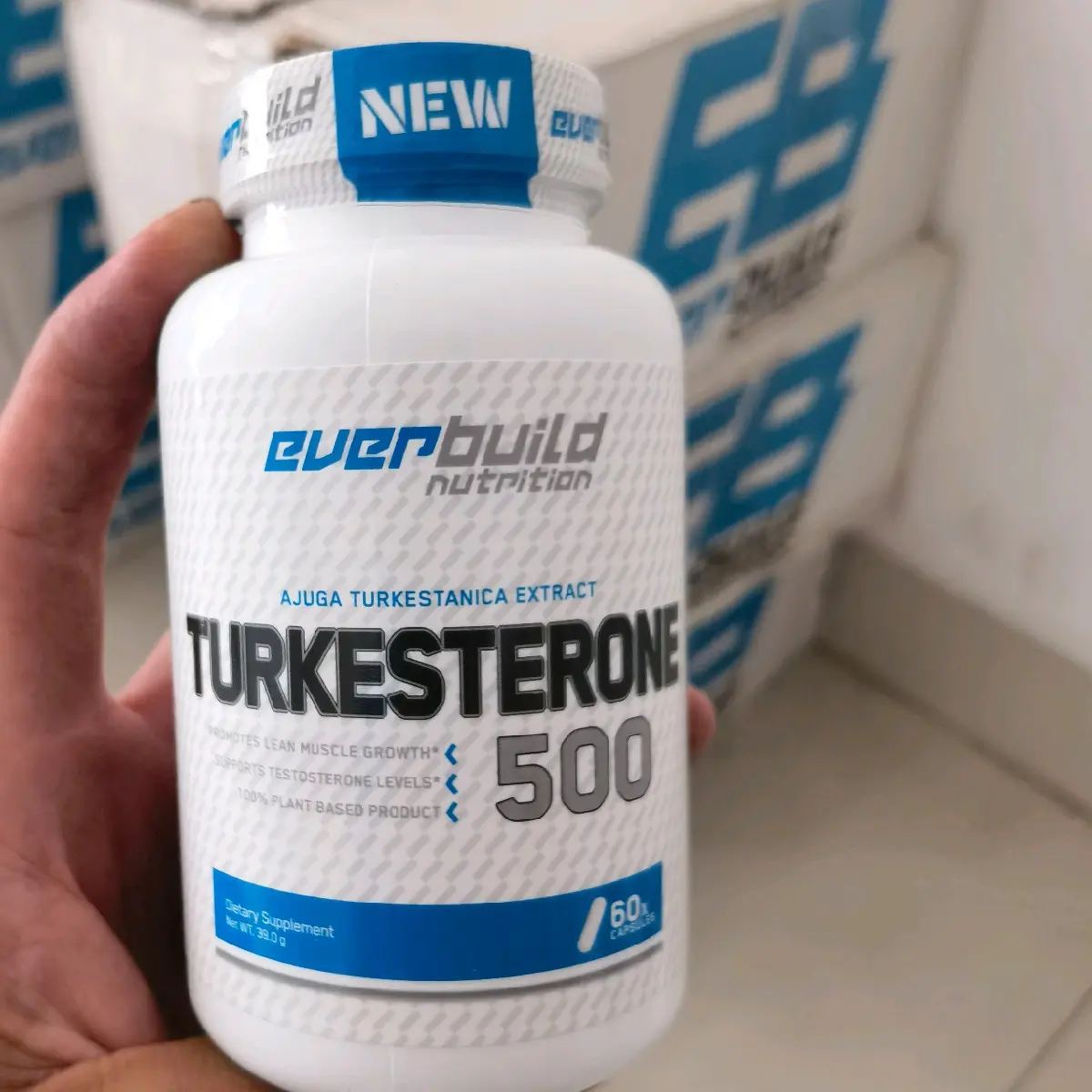 Everbuild nutrition turkesterone 500mg 60capsule original
