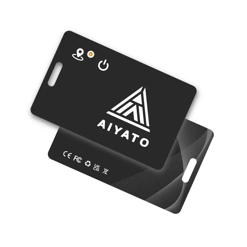 AIYATO Smart Track Card, 1 Count Waterproof Design Magnetic Smart Card, Wallet Tracker, Compatible with Apple Find My, Wireless 2