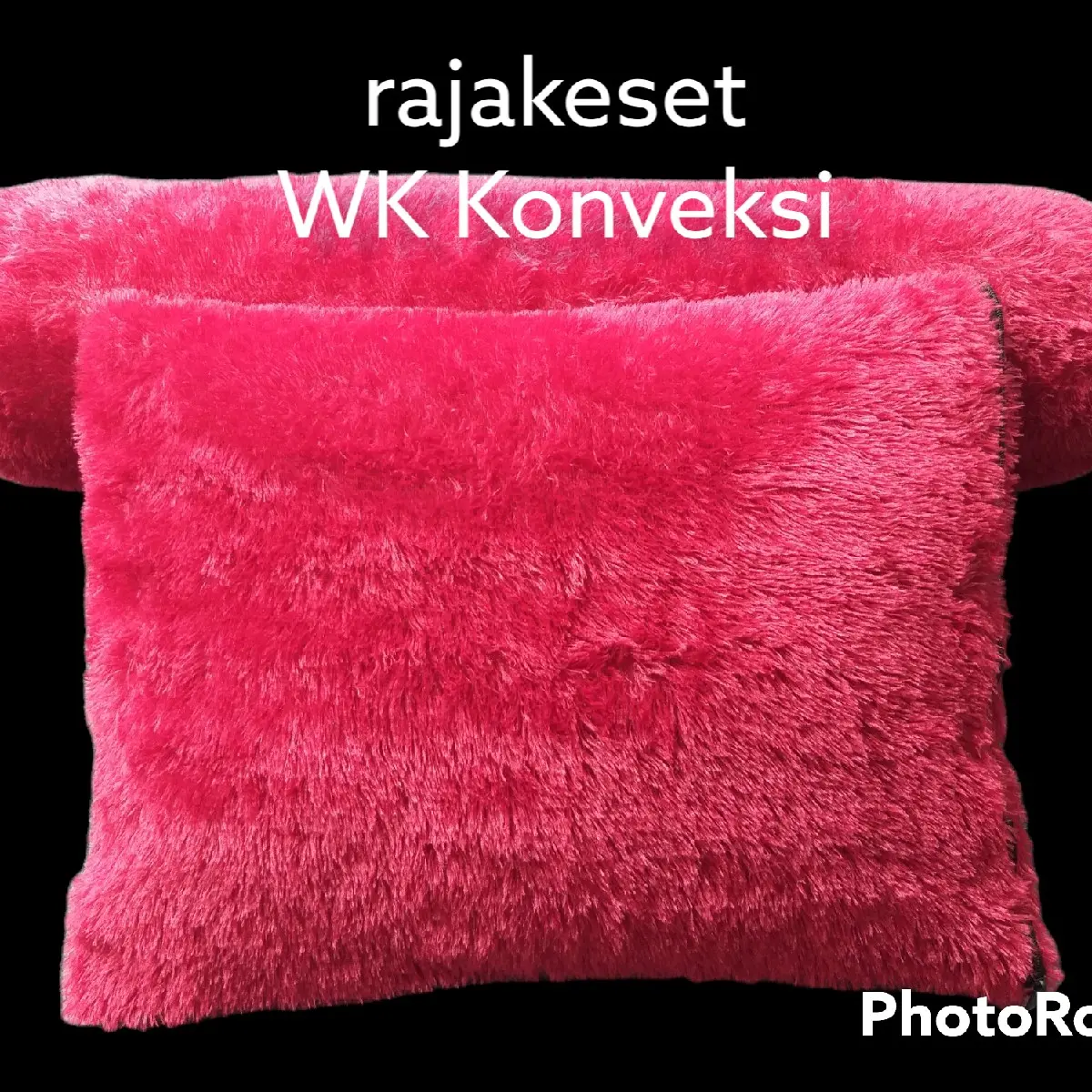 Sarung bantal polos SARUNG BANTAL BULU RASFUR sarung bantal bulu lembut guling kain Resleting