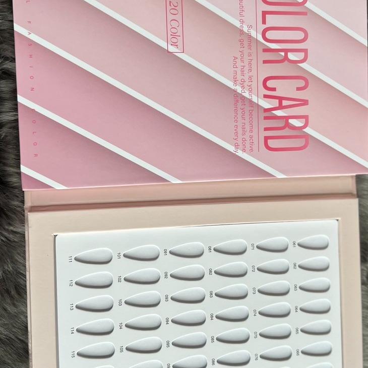 Sổ bảng mẫu nail 120 nail nhiều màu 3