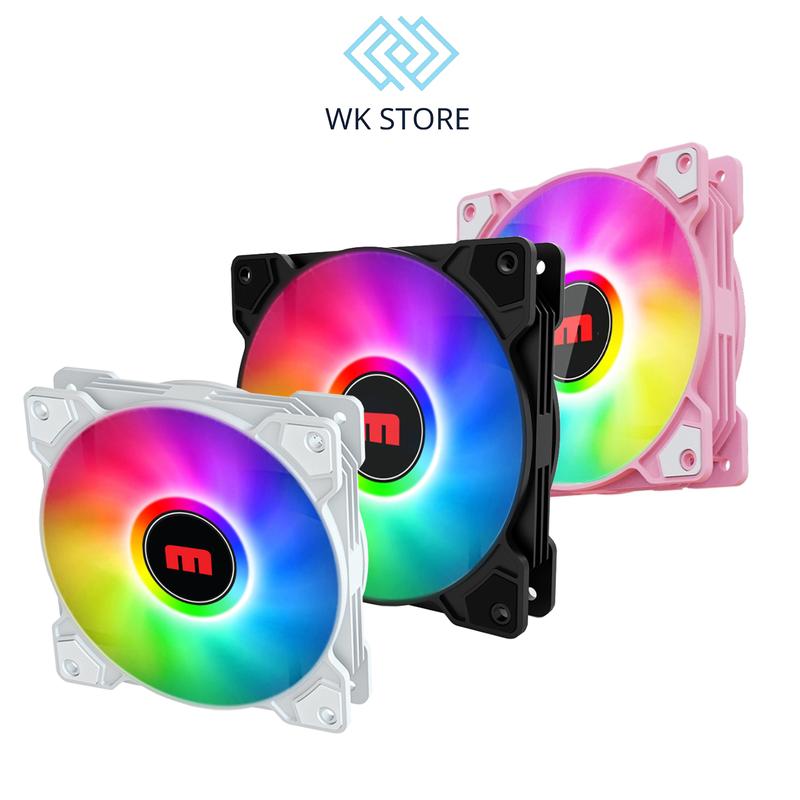 Quạt tản nhiệt - Fan Case Magic FC-01 Auto LED RGB Black / White / Pink - Chính hãng ( Bảo hành 3 tháng)