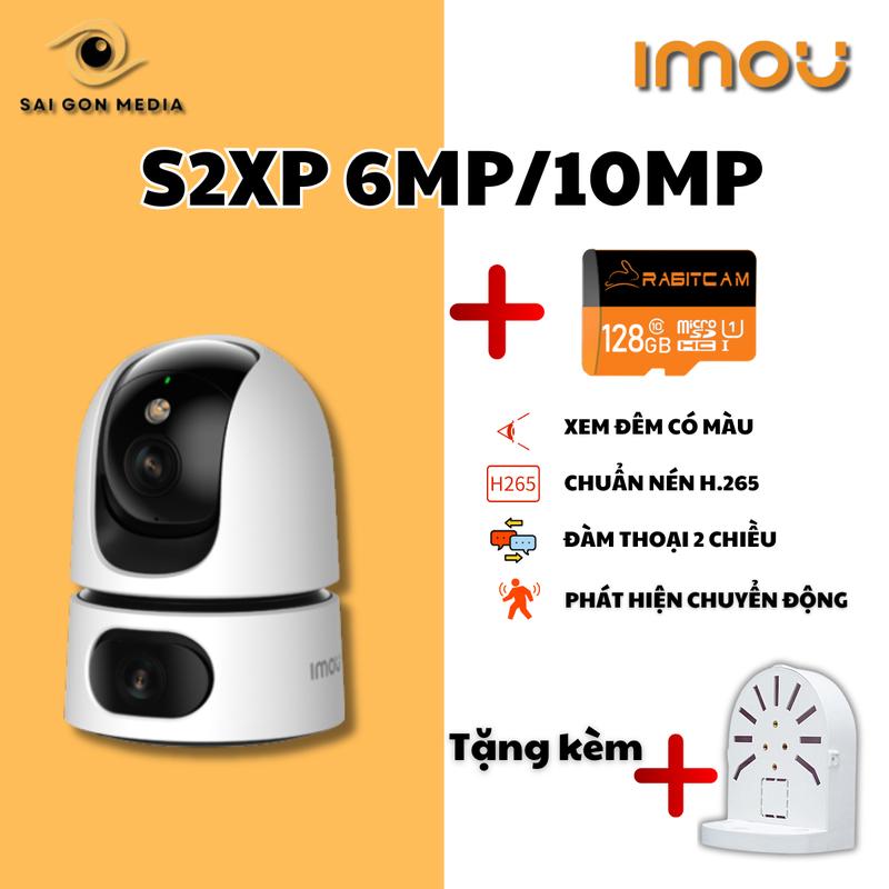 Camera Wifi Imou 2 Mắt Trong Nhà Ranger Dual S2XP 6MP/10MP Xem Đêm Có Màu