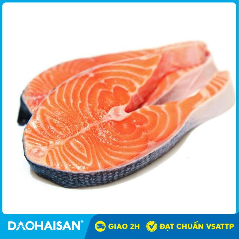 HCM - Giao 2h Cá Hồi COHO Cắt Khoanh 500g Đông Lạnh - Đảo Hải Sản
