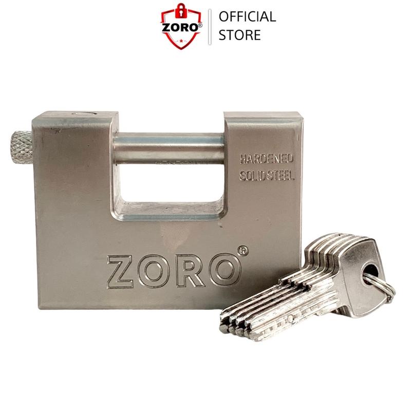 Ổ khoá cửa cầu ngang ZORO nặng 1kg1 chống cắt chống đập chống đục, siêu chịu lực chống trộm