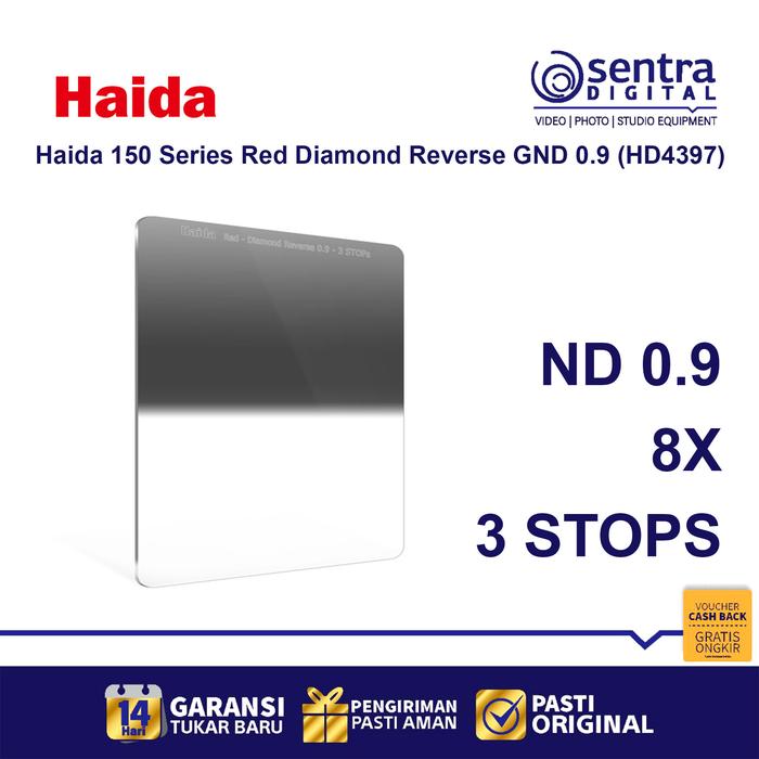 Gambar Haida 150 Series Red Diamond Reverse Grad ND0.9 8x ( HD4397 ) dari Sentra Digital Kota Surabaya 3 Tokopedia