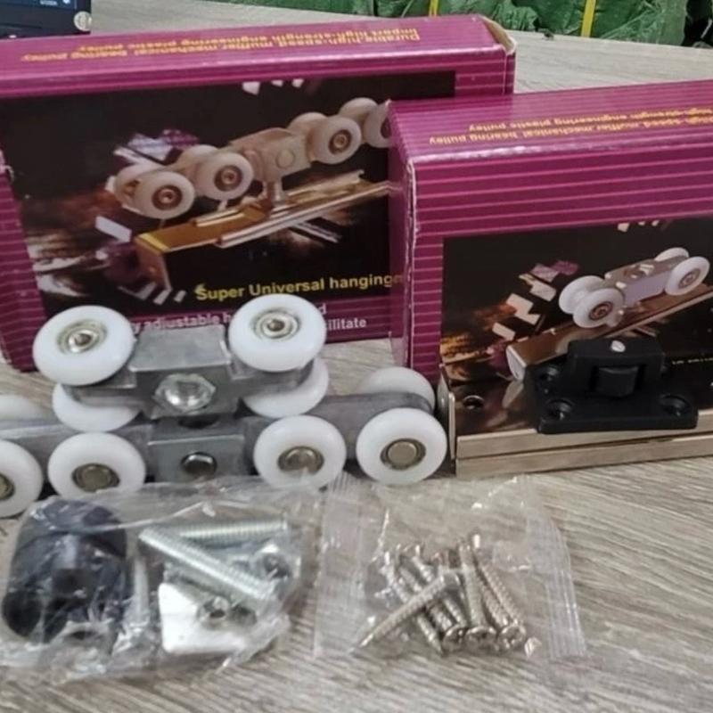  Bộ Bánh Xe Cửa Lùa 4 Bánh 8 Bánh Loại Đẹp Bánh Xe Con Trượt Cửa Lùa Nhôm 4 Bánh 8 Bánh Bánh Xe Treo Cửa Nhôm Cửa Sắt Loại Tốt Con Trượt Cửa Lùa Nhôm 