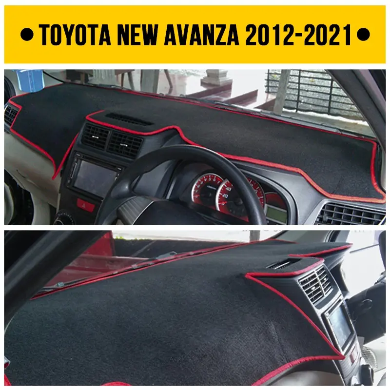 BELI 1 DAPAT 4 | Cover Dashboard Mobil NEW AVANZA 2012-2021 - Pelindung Dasbor - Alas Taplak Dasbor aksesoris interior Hiasan dalam mobil - karpet pelindung panas dasbord dari sinar matahari bahan Premium Car