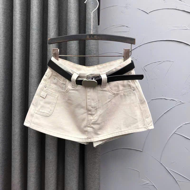 Quần jean nữ giả váy, chân váy bò ngắn chữ A có lót quần CV177 mẫu mới cho mùa hè 2025 cân mọi outfit cho các nàng mùa hè này