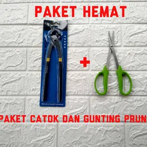paket hemat catok Bonsai dan gunting prunning hijau sudah dapat 2 macam barang ,