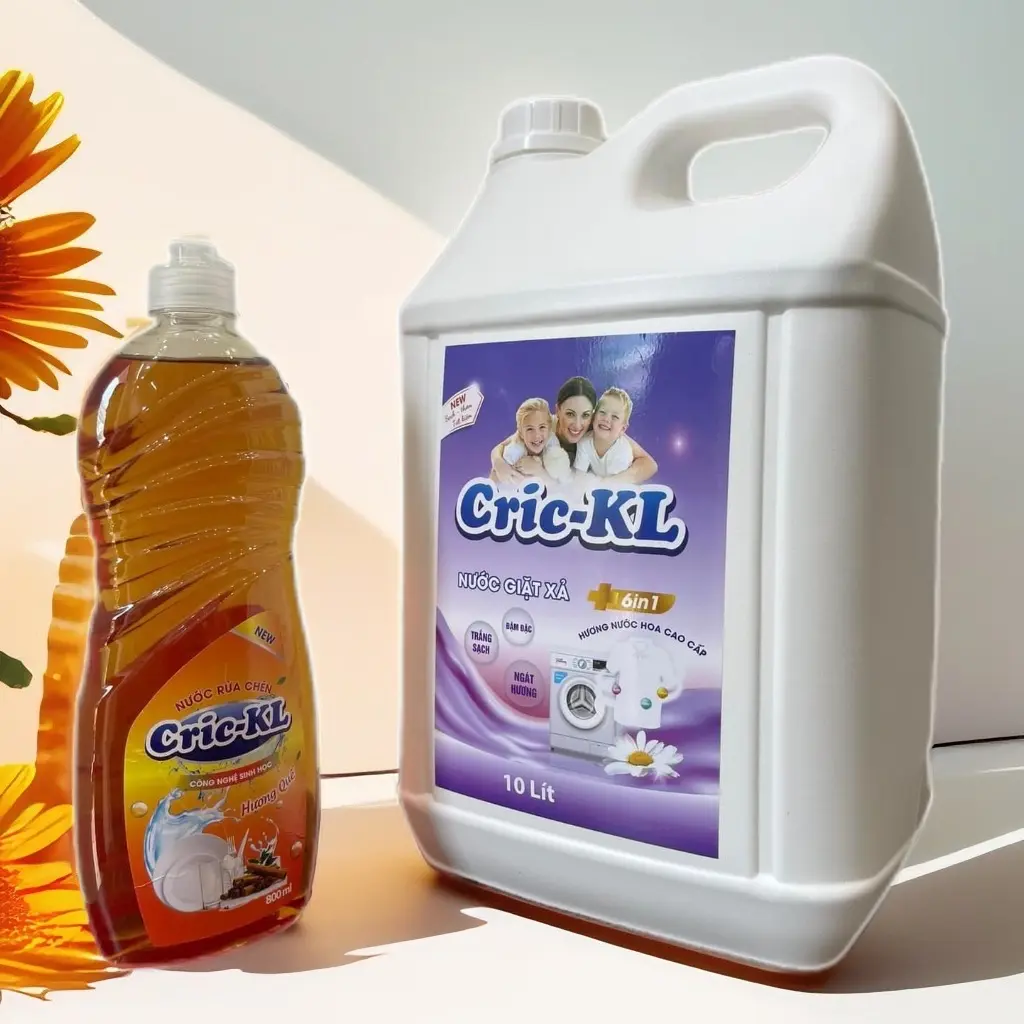 NƯỚC GIẶT KHÁNG KHUẨN CRIC-KL can 10 Lít