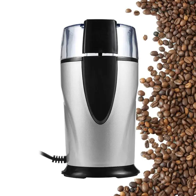 [COD] Alat Penggiling Kopi Listrik Coffee Grinder 150W Elektrik Pemotong Biji Bumbu Dapur Praktis Barista Garansi 1 Tahun 5
