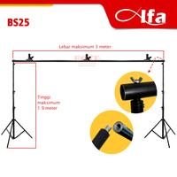 Gambar Alfa | Paket Portable Outdoor Background Stand 2x3 meter BS25 Aluminium Camera Tripod Foto dari Foyu Photo Kota Surabaya 2 Tokopedia