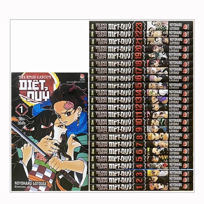 Truyện Tranh - thanh gươm diệt quỷ Full Bộ tập 1 đến 23 end - NXB KIm Đồng(lẻ tuỳ chọn)