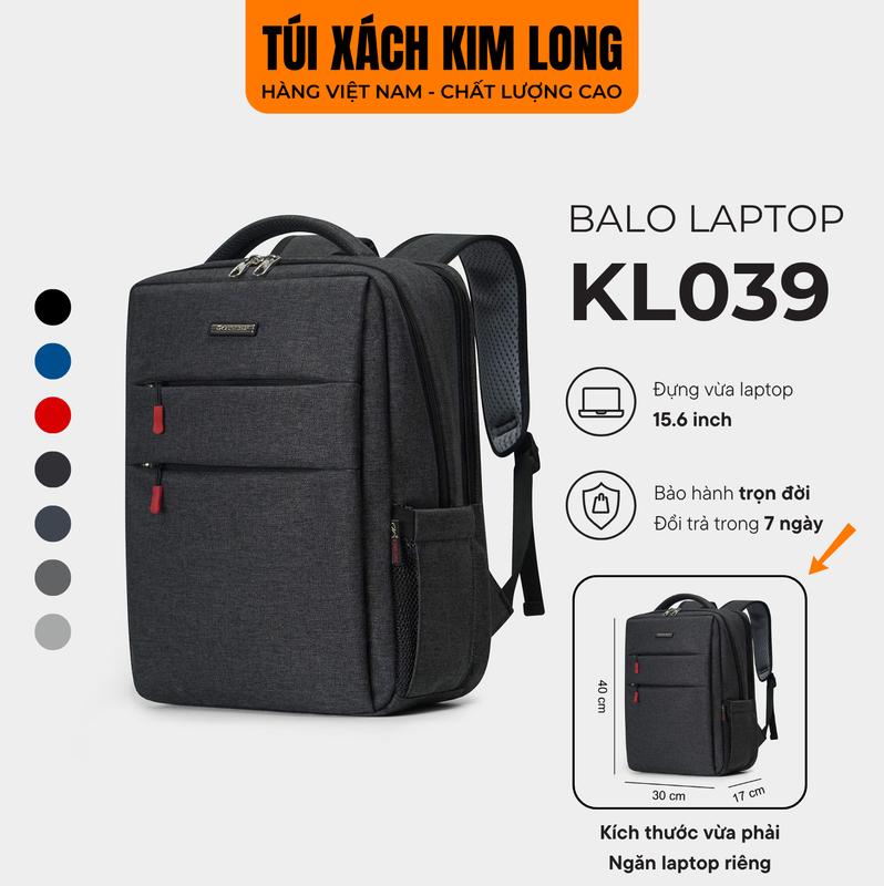 Balo Laptop 15.6 inch Cao Cấp Balo Văn Phòng Balo Công Sở Balo Học Sinh Kim Long KL039