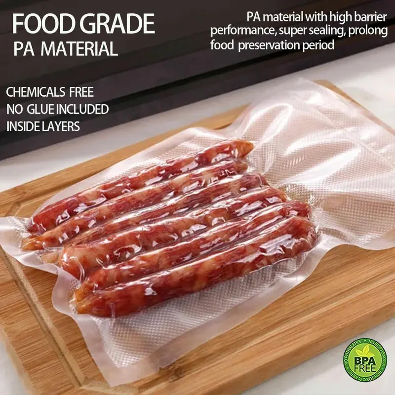 Food Vacuum Sealer Bag, 1 Roll Multi-size Food Vacuum Sealer Bags, Vacuum Storage Bag for Food Fresh Long Keeping, Home Kitchen Supplies, Kitchen Accessories 7