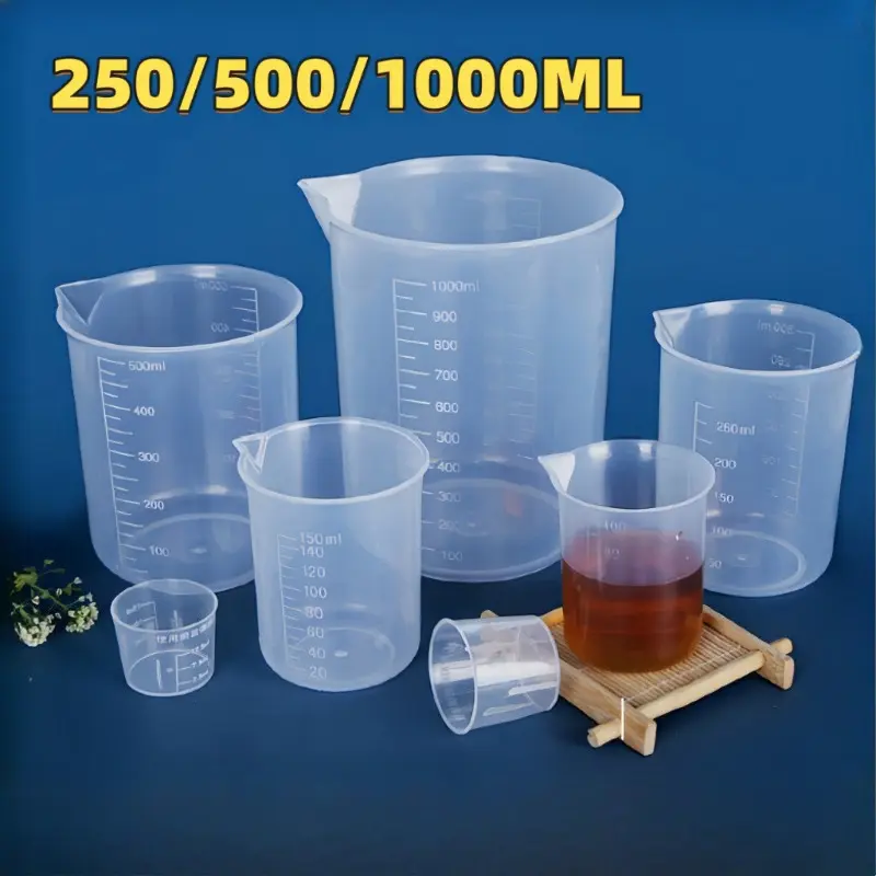 250/500/1000ml Clear Plastic Graduated Measuring Cup/Transparent ...