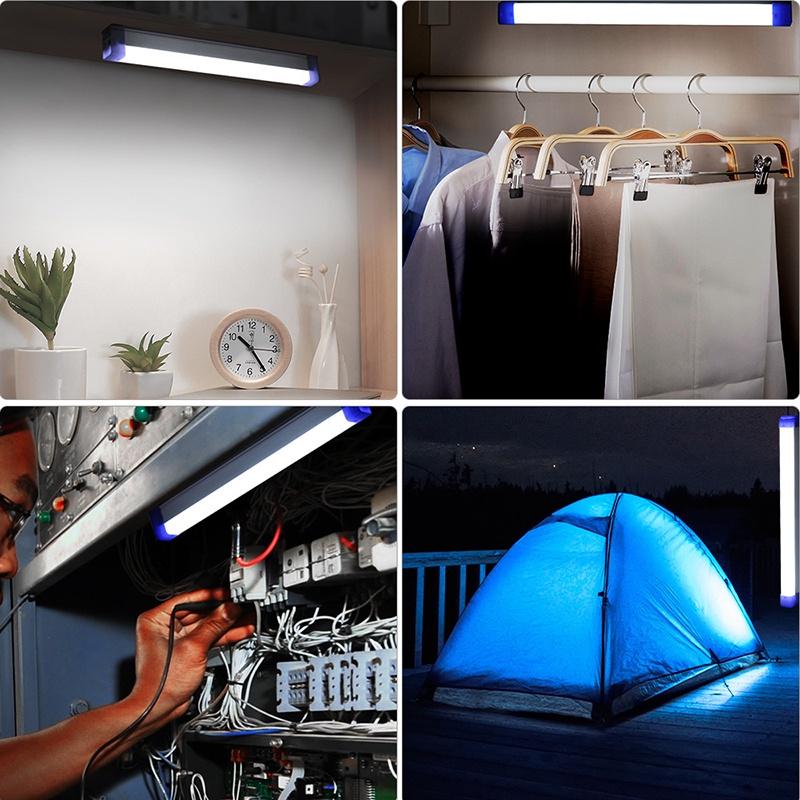 Product Introduction of USB Rechargeable Magnetic Emergency LED Light Lamp Outdoor Portable Light Tube Night Market Lamp solar magnetic 23