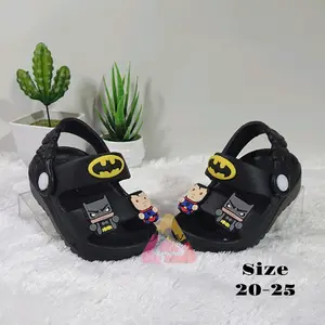 Sandal Anak Laki Laki  Tali Belakang Karakter Batman