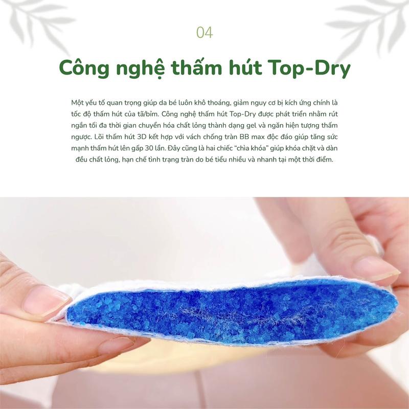 [COMBO 3 BỊCH] BB NATURE TÃ/BỈM Cho Bé Hàn Quốc Chính Hãng 6