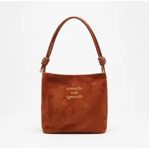 [Ready] Tas Bahu Retro Kulit Rusa Tas Wanita Warna Solid Kasual Tas Tangan Kapasitas Besar Modis Tas Ember Kualitas Tinggi Tas Selempang Ketiak /Berbagai Warna