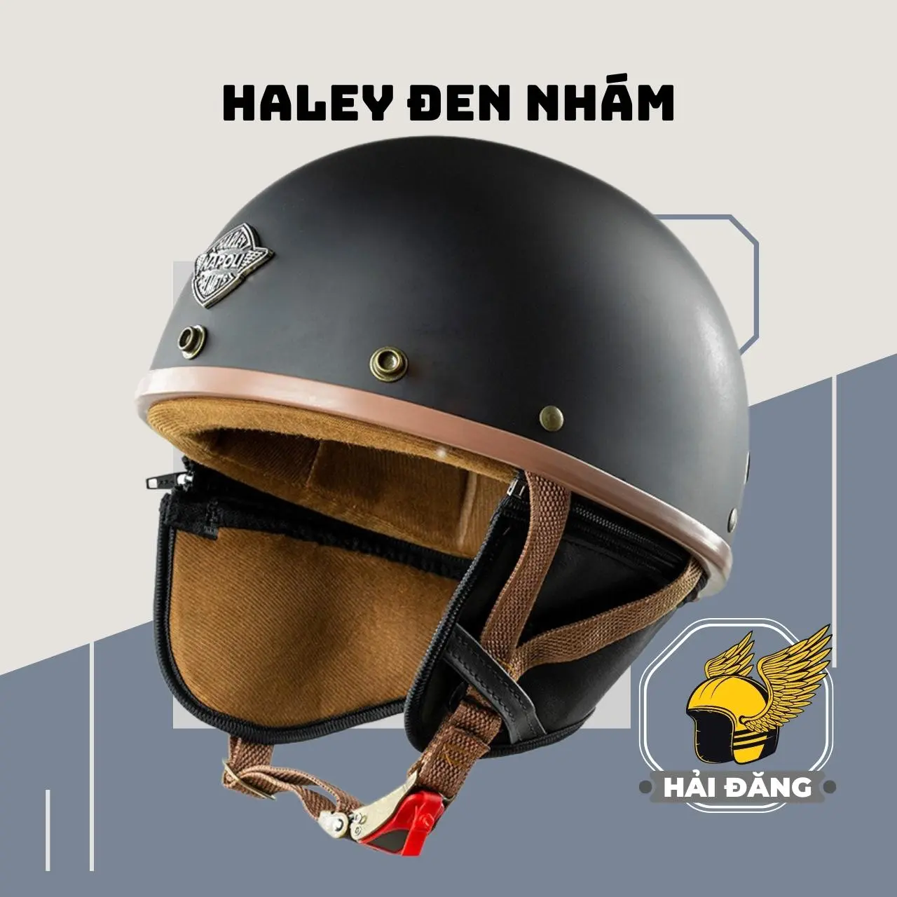 Mũ bảo hiểm nữa đầu PUG Việt Nam Napoli N04 đủ màu  - Bảo hành 1 năm