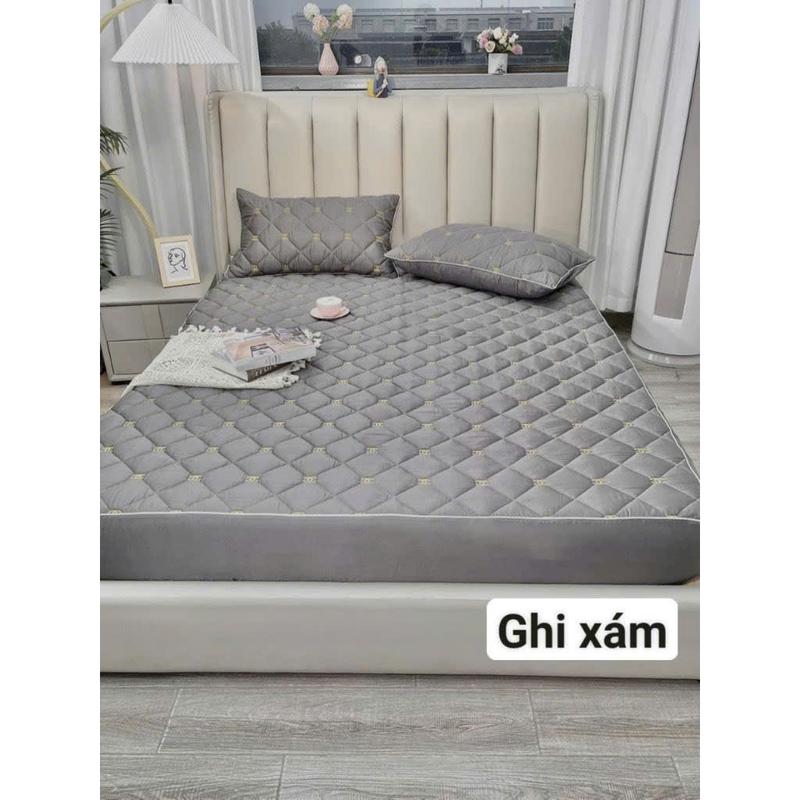 Product Introduction of [BỘ GA GỐI PHI LỤA TRẦN BÔNG CAO CẤP]- MỀM MỊN - MÁT LẠNH - SANG TRỌNG - 7 MÀU- 3 SIZE 8