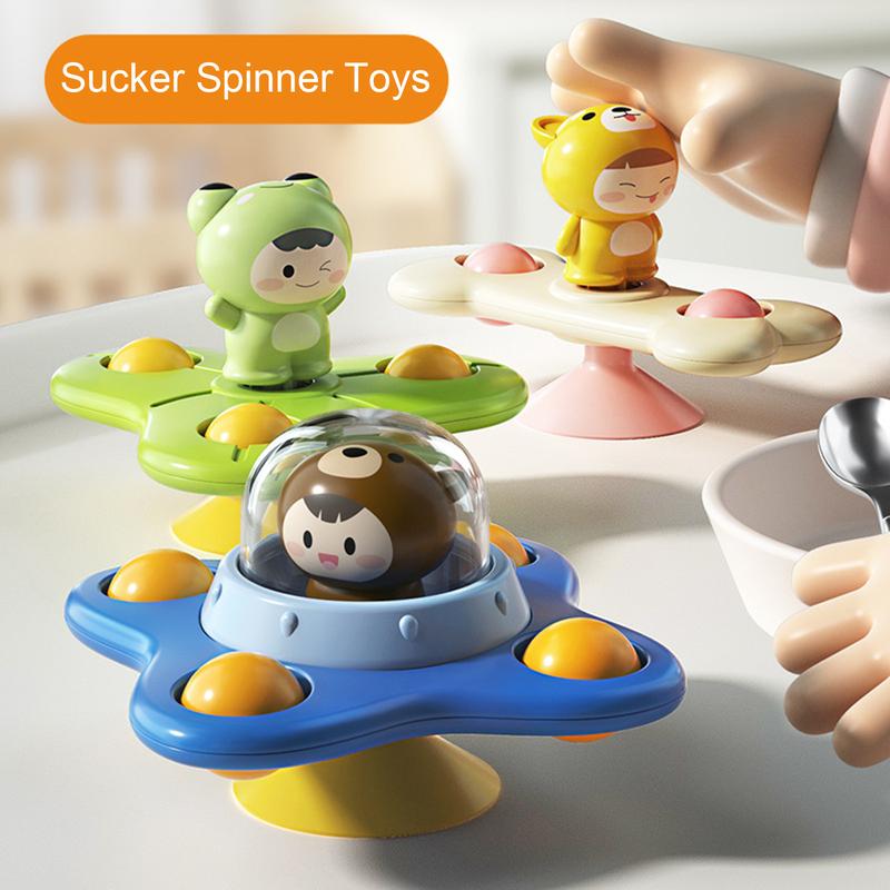 Desktop Spinner Toys with Suction Cup Cute Cat Dog Chick Fro - TikTok ...