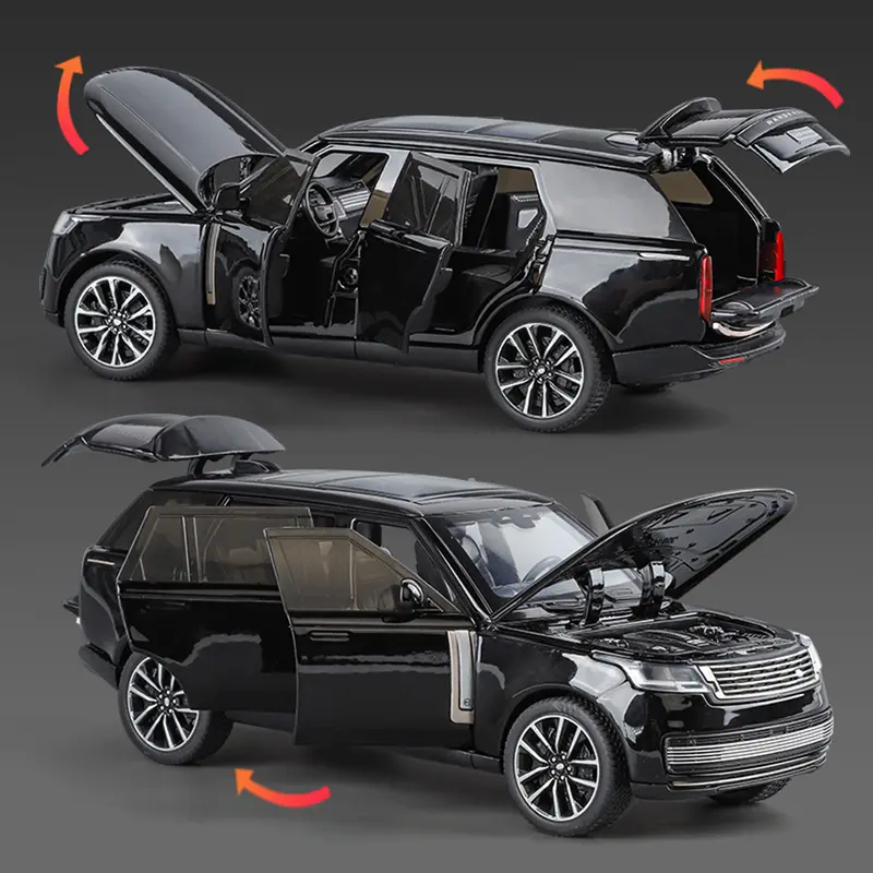 Mô hình xe Land Rover Range Rover tỉ lệ 1:32 kèm đế 2 phiên bản Toy Đồ Chơi 5