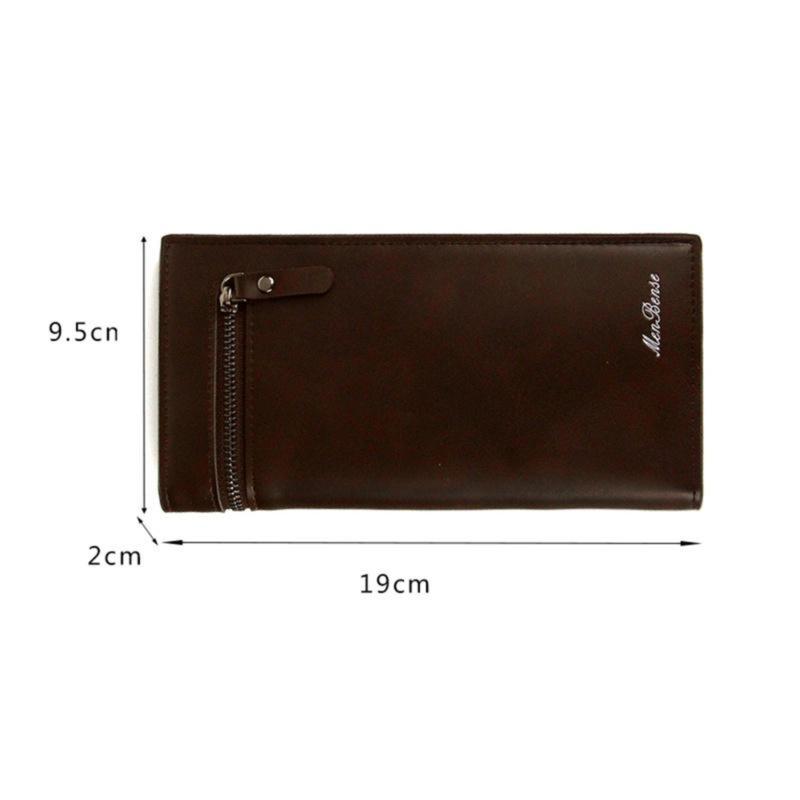 Product Introduction of Men's Long Basics Wallet for Men Smart Wallet Card Holder Cellphone Wallet Card Bag 0