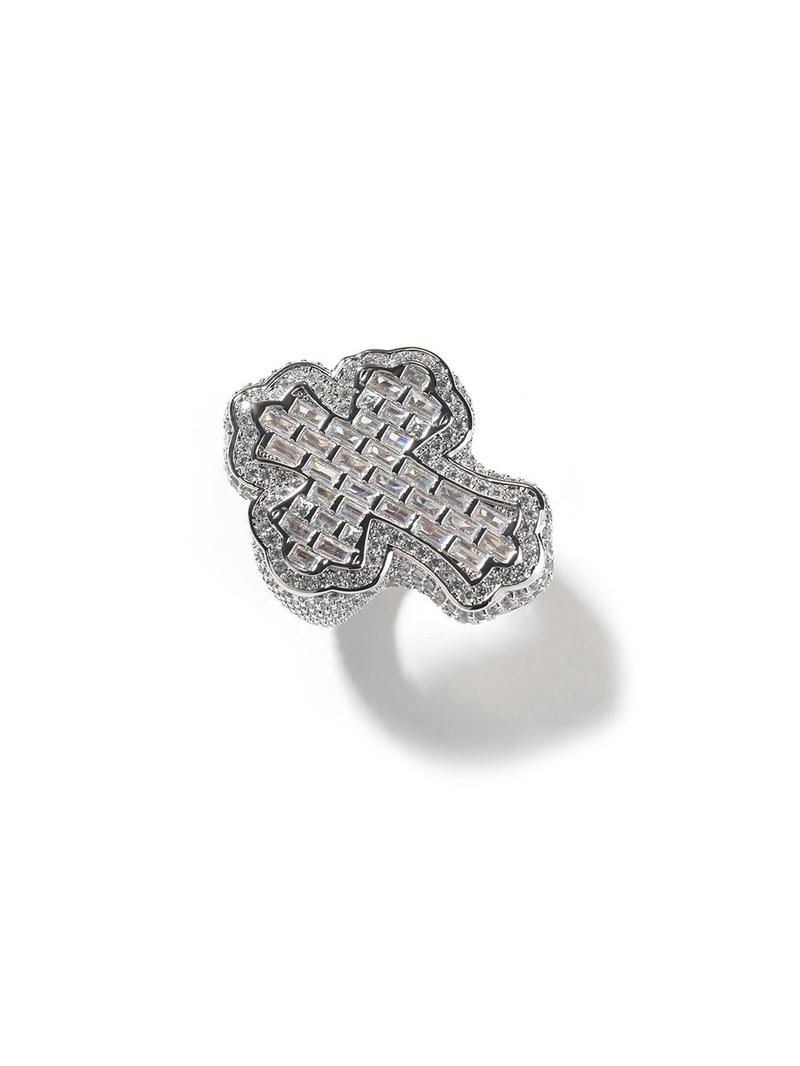 Product Introduction of Men's Rhinestone Decorated Ring, Iced Out Zircon Prong Ring for Men, Hip Hop Jewelry for Party, Daily Decor, Trendy All-match & Exquisite Jewelry for Birthday Gift 6