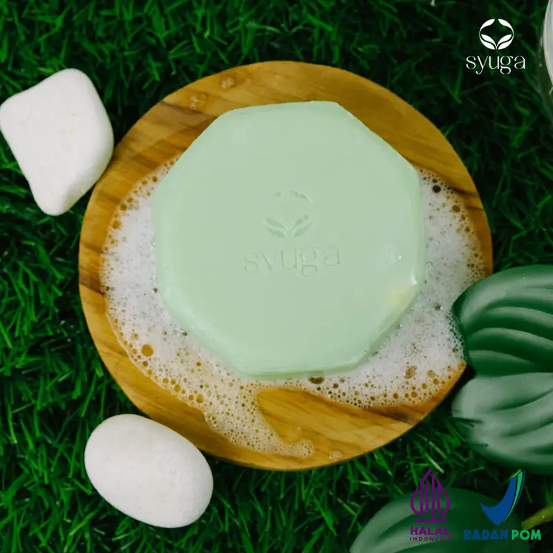 Paket Triple Pack (3pcs) Syuga Sabun Zaitun, Argan, Jojoba, VCO 100gr Soap with Vitamin E (Sabun Mandi Pencerah dan Perawatan yang Membantu Menghilangkan Jerawat Punggung) 6