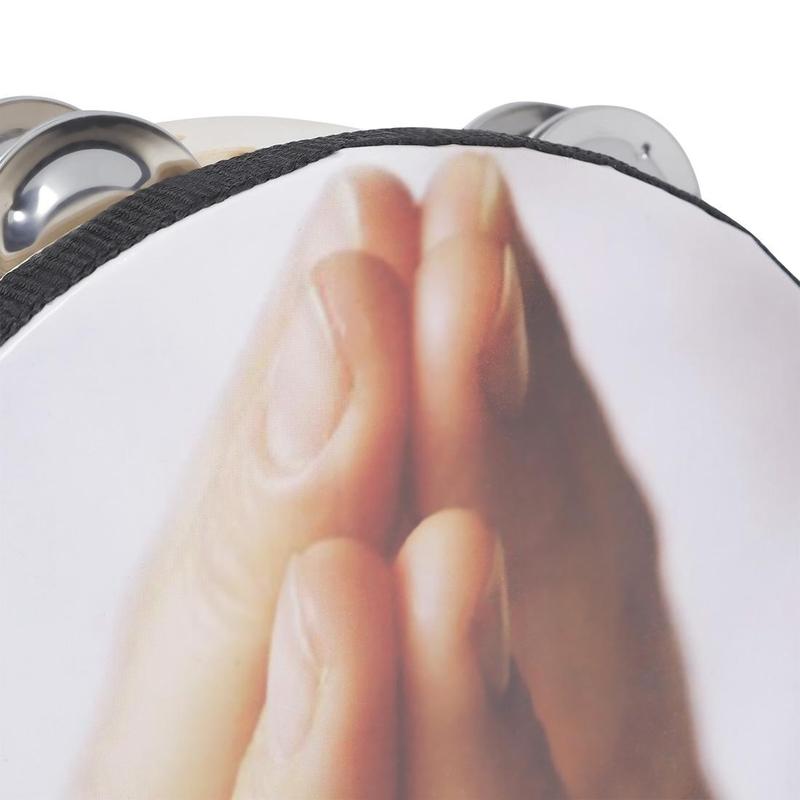 Product Introduction of Hand Percussion Instrument, Handheld Double Row Tambourine Drum, Musical Instrument for Kids & Adults, Percussion Instrument for Home & Studio 8